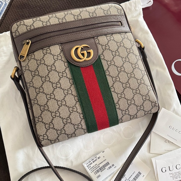 GUCCI OPHIDIA CROSSBODY BAG unisex NWT new Sold Out and not producing anymore - Picture 1 of 15